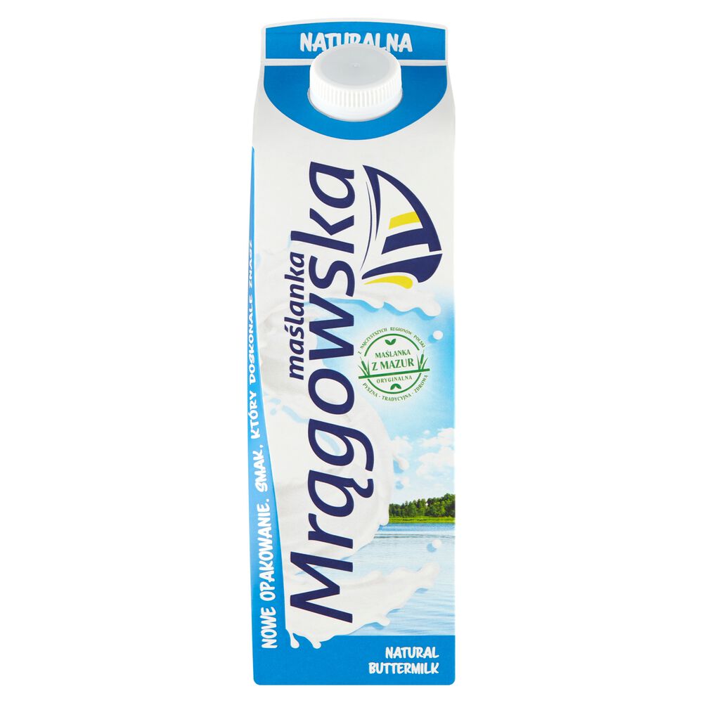 Mlekpol Maślanka Mrągowska naturalna 1 l. /szt.