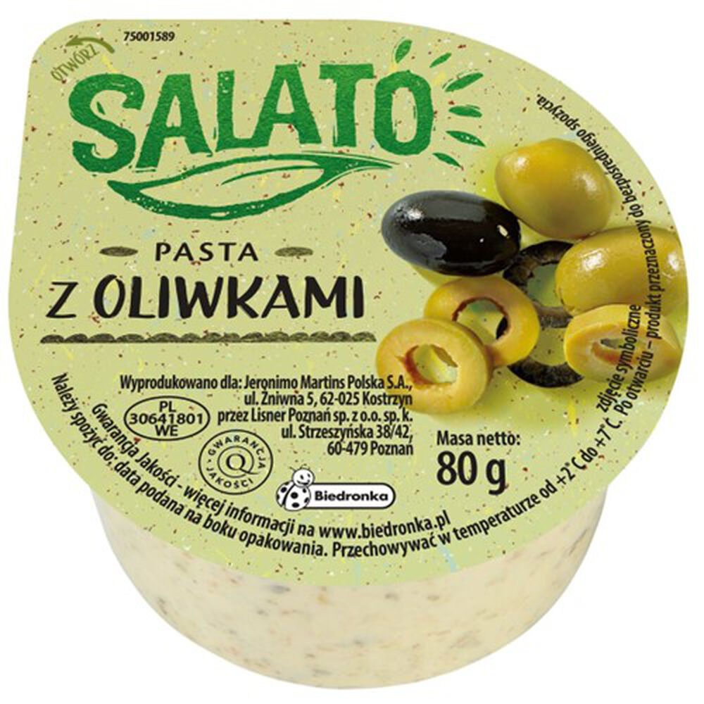 Salato Pasta jajeczna z oliwkami 80 g. /szt.