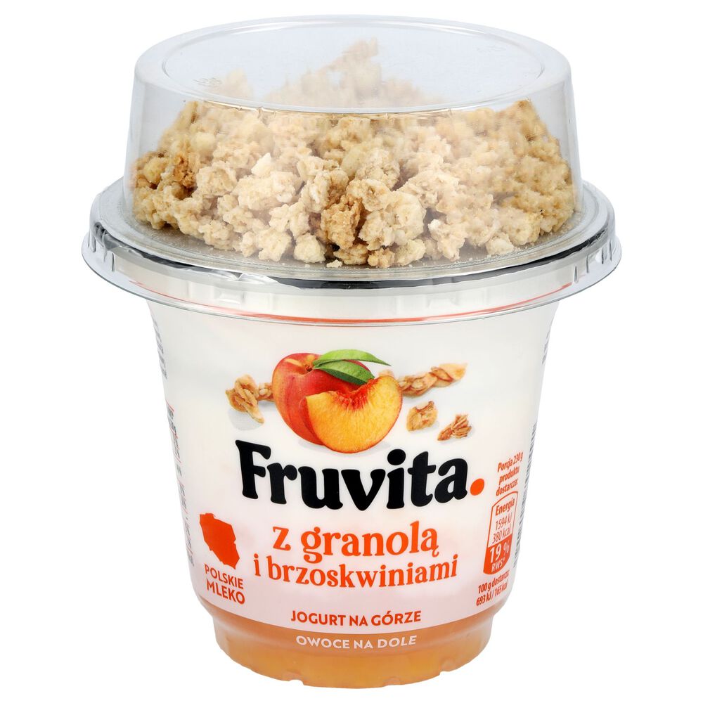 Fruvita Jogurt z granolą i brzoskwiniami 230 g. /szt.