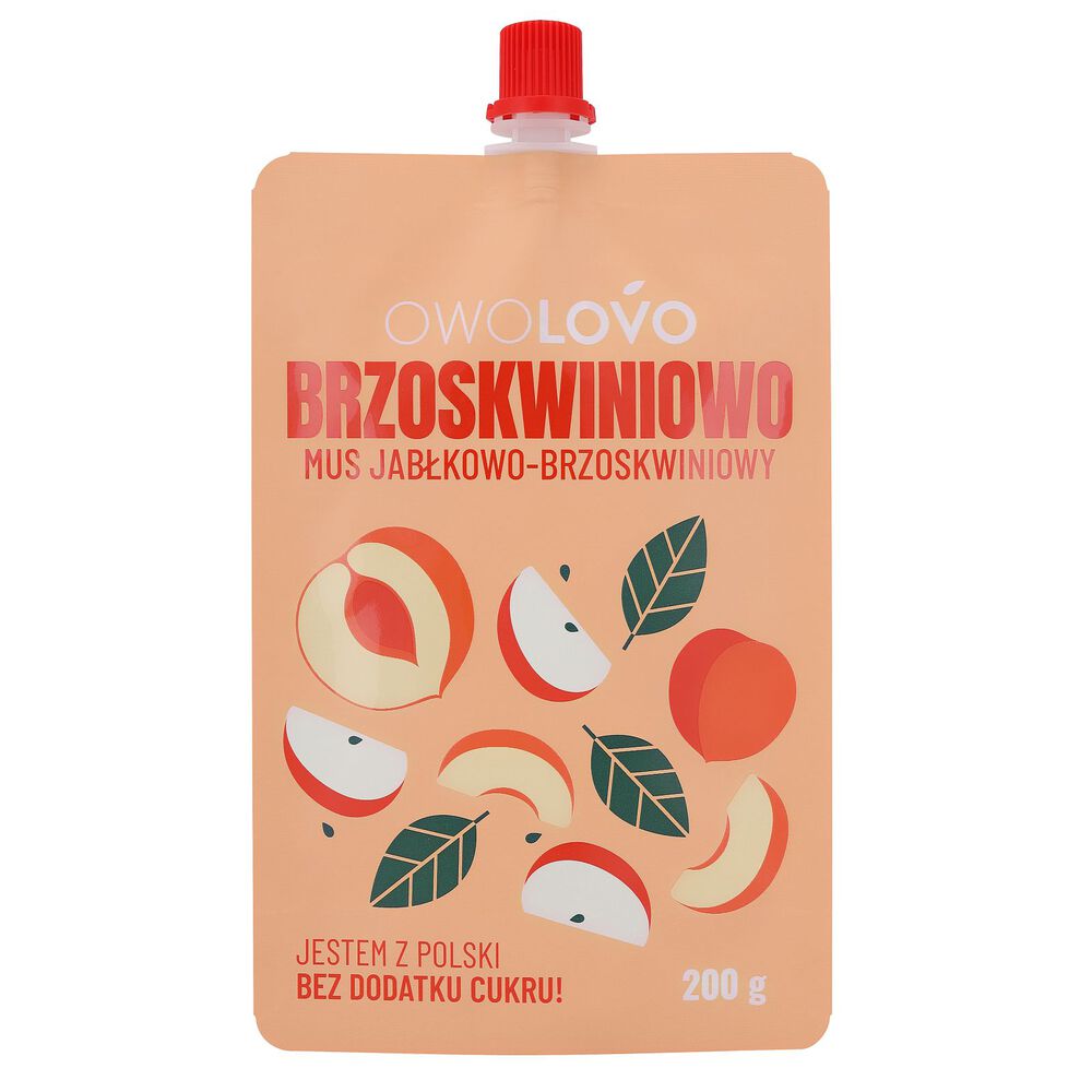 Owolovo Mus jabłkowo-brzoskwiniowy 200 g. /szt.