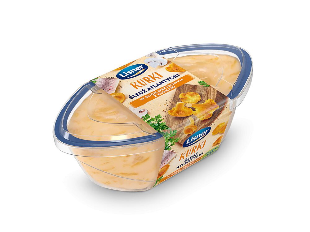 Lisner Śledź atlantycki w sosie grzybowym z kurkami 280 g. /szt.