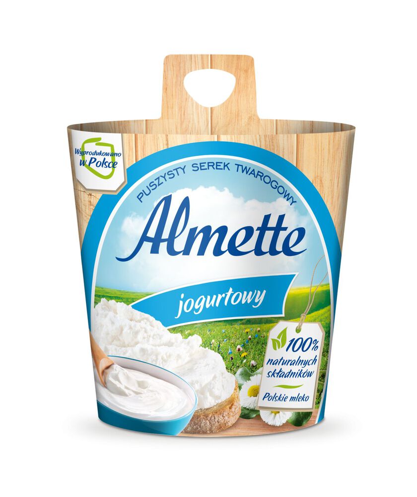 Almette Puszysty serek twarogowy jogurtowy 150 g. /szt.