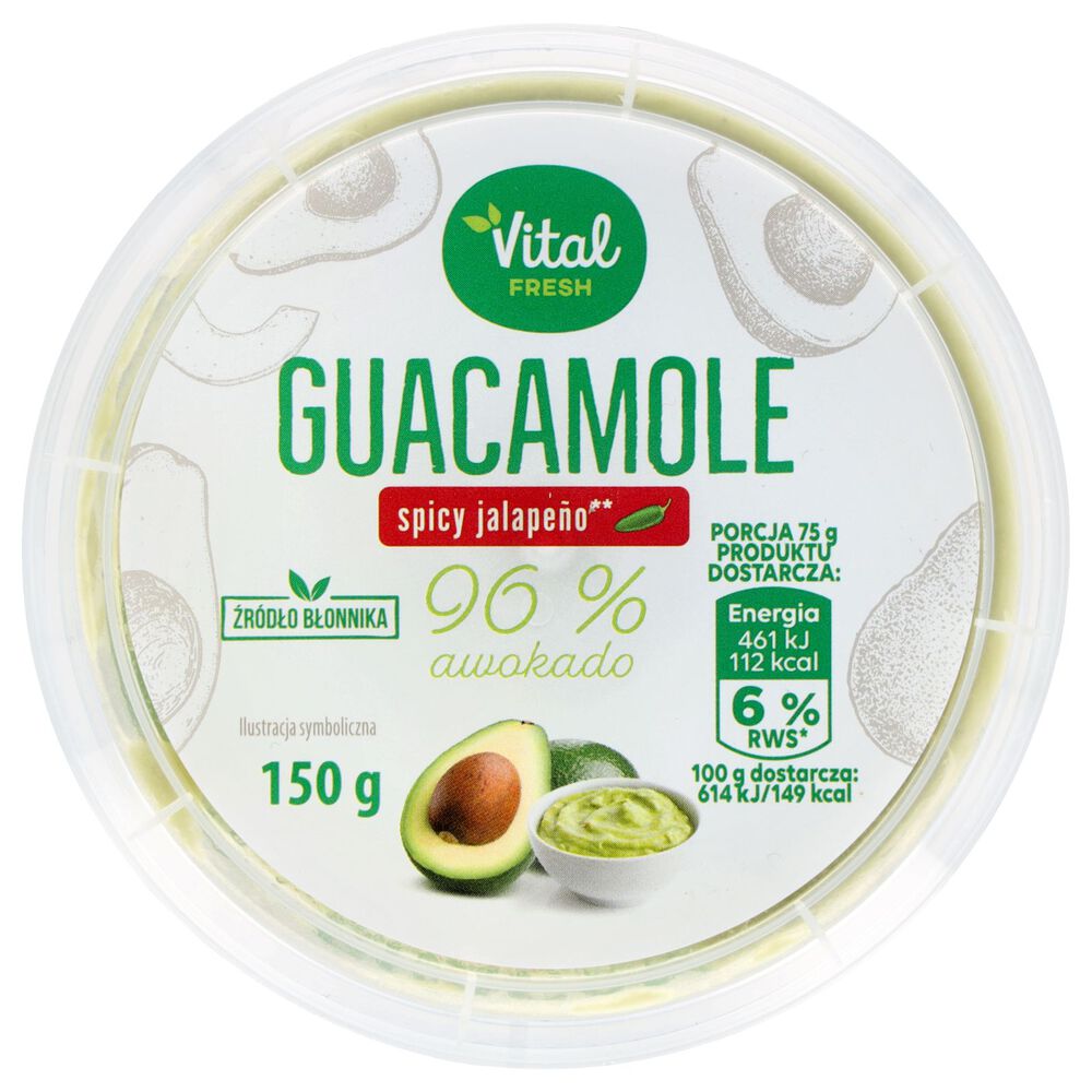 Vital Fresh Guacamole spicy jalapeño 150 g. /szt.
