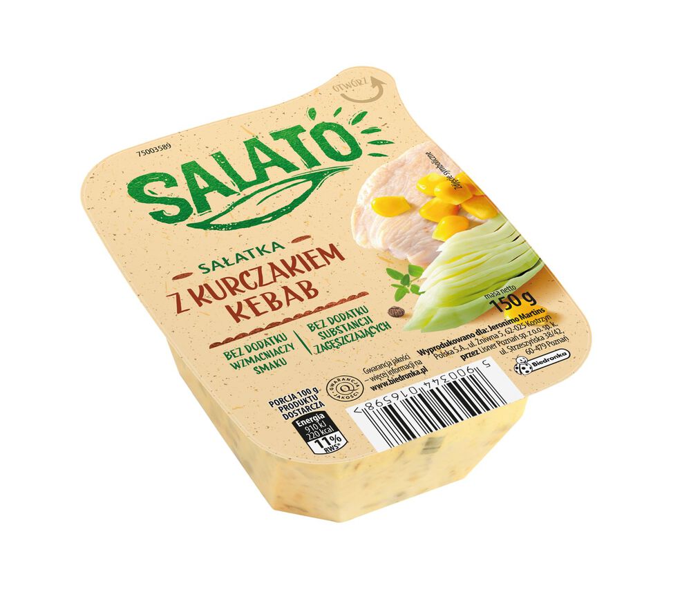 Salato Sałatka z kurczakiem kebab 150 g. /szt.
