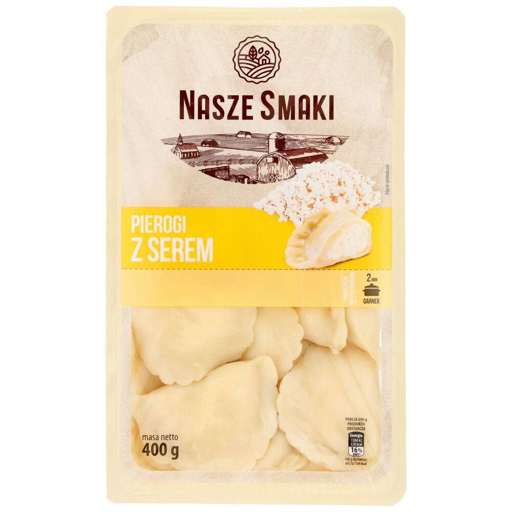 Nasze Smaki Pierogi z serem 400 g. /szt.