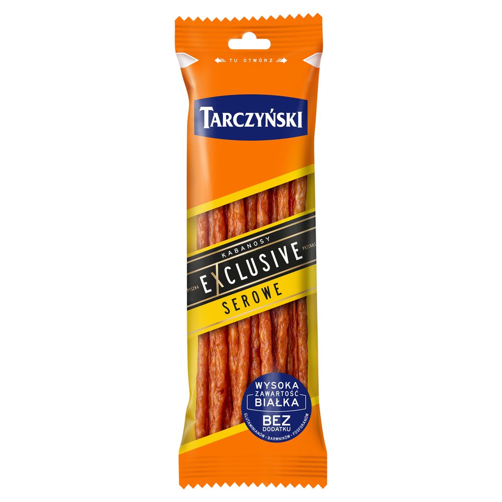 Tarczyński Exclusive Kabanosy serowe 105 g. /szt.