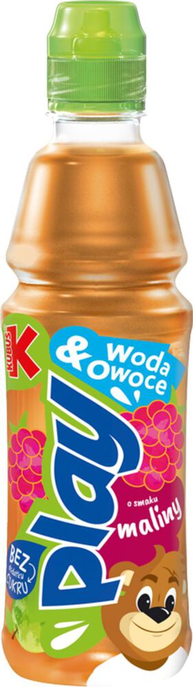 Kubuś Play! Napój owocowy woda i owoce jabłko malina 400 ml. /szt.