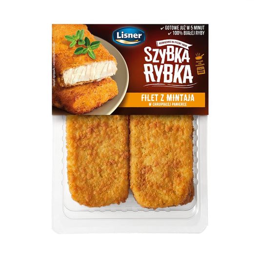 Lisner Szybka rybka Filet z mintaja w chrupiącej panierce 170 g. /szt.