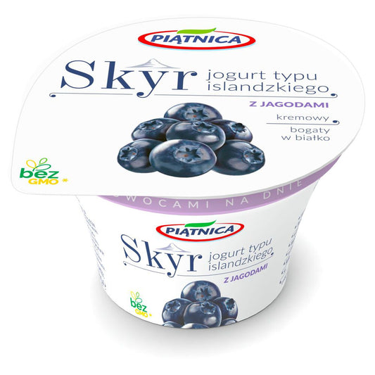 Piątnica Jogurt skyr z jagodami 150 g. /szt.
