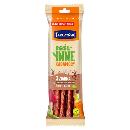 Tarczyński Kabanosy roślinne 3 ziarna 90 g. /szt.