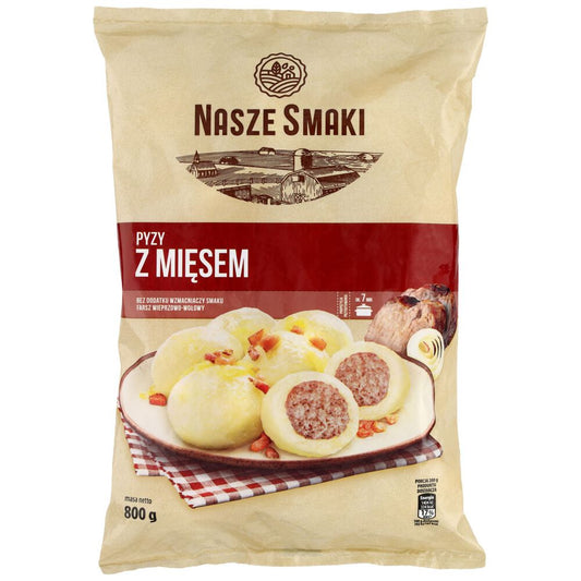 Nasze Smaki Pyzy z mięsem 800 g. /szt.