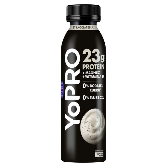 Danone YoPRO Jogurt pitny o smaku stracciatella 270g. /szt.