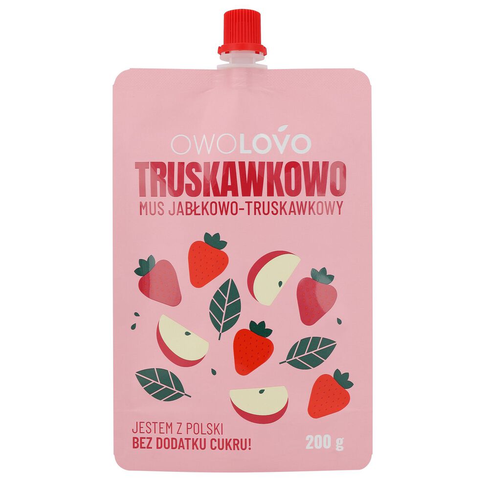 Owolovo Mus jabłkowo-truskawkowy 200 g. /szt.