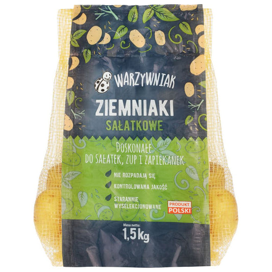 Ziemniaki jadalne sałatkowe opak. 1,5 kg. /opak.