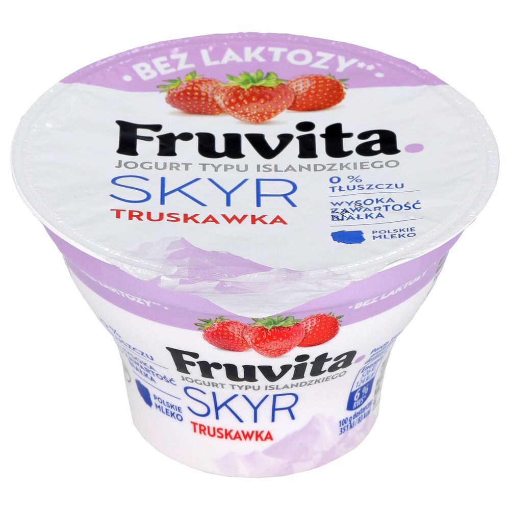 Fruvita Skyr bez laktozy truskawka 150 g. /szt.