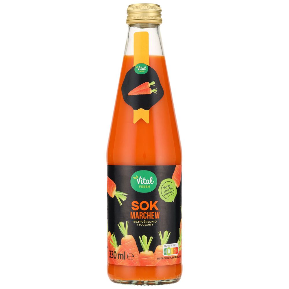 Vital Fresh Sok marchew bezpośrednio tłoczony 330 ml. /szt.