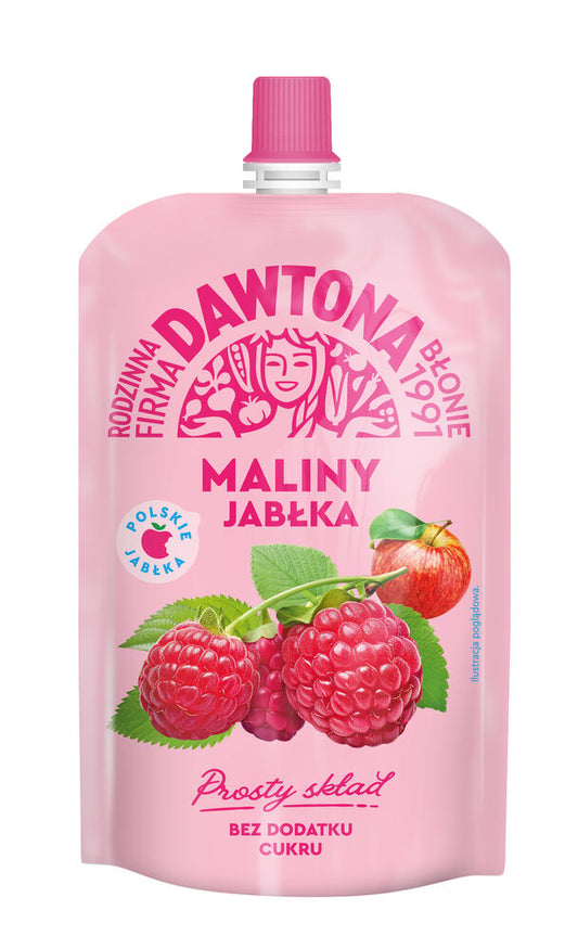 Dawtona Mus maliny jabłka 180 g. /szt.