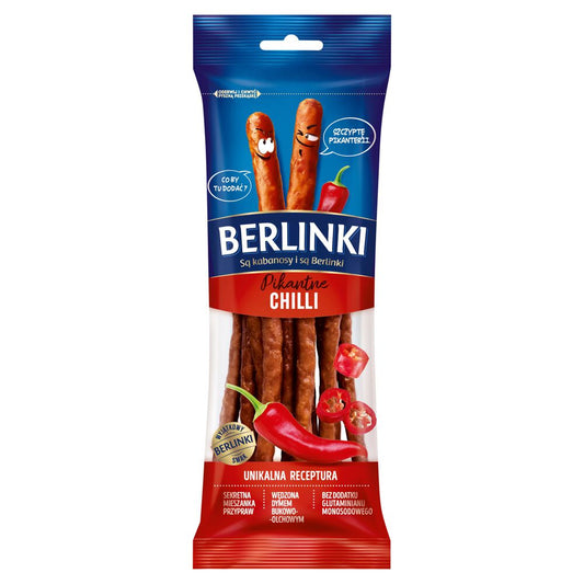 Berlinki Kabanosy pikantne chilli 85 g. /szt.