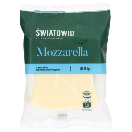 Światowid Mozzarella w kawałku 300 g. /szt.