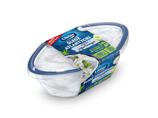 Lisner Śledź atlantycki w sosie jogurtowym 280 g. /szt.