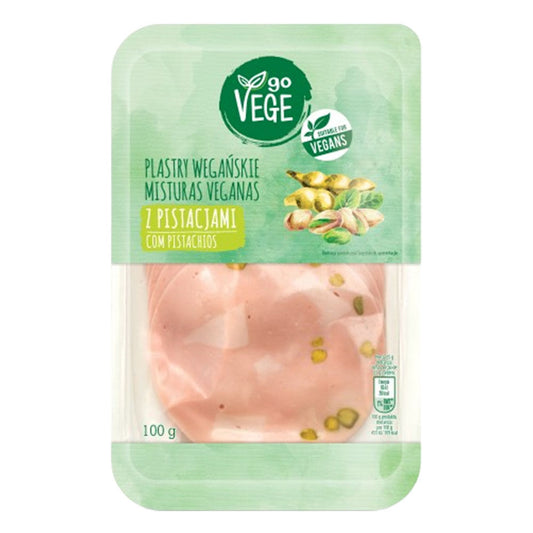 Go Vege Plastry wegańskie z pistacjami 100 g. /szt.