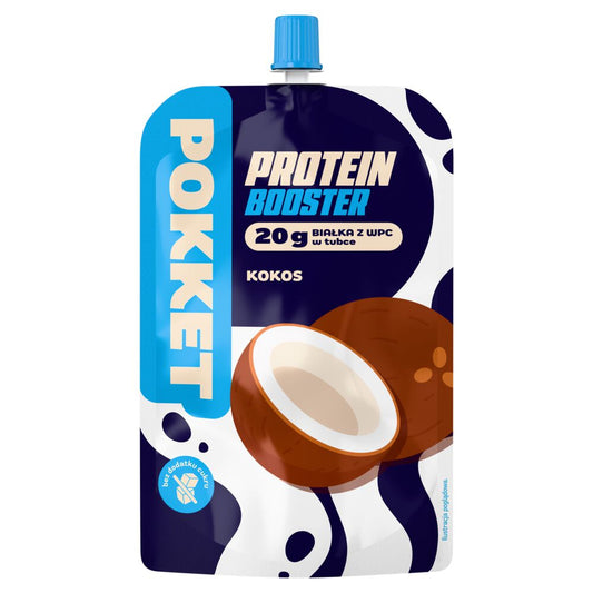 Pokket Protein Booster Mus kokos 180 g. /szt.
