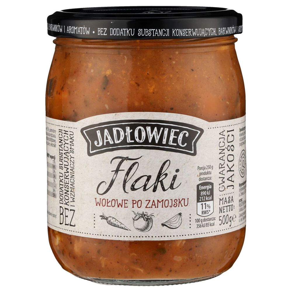 Jadłowiec Flaki wołowe po zamojsku 500 g. /szt.