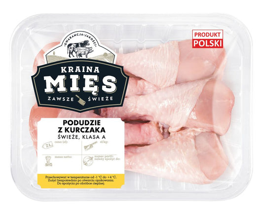 Kraina Mięs Podudzie z kurczaka świeże klasa A opak. ok. 500 g. /kg