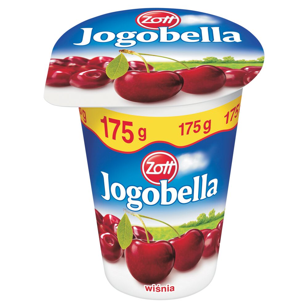 Zott Jogobella Jogurt wiśnia 175 g. /szt.
